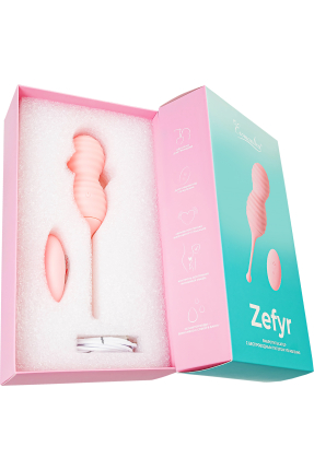 Eromantica 2'si 1 arada ZEFYR Mini Vibratör Silikon, pembe, 17,3 cm