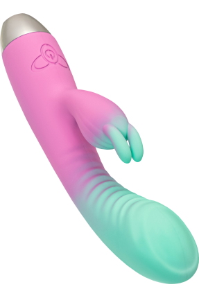 Flovetta Orchid G Noktası ve Klitoral Uyarıcı Silikon Vibratör – Mint Pembe, 21 cm