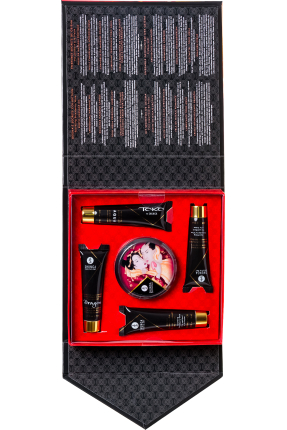 Shunga Geisha' Secret paketi, çilek ve şampanya
