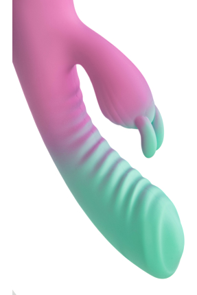 Flovetta Orchid G Noktası ve Klitoral Uyarıcı Silikon Vibratör – Mint Pembe, 21 cm