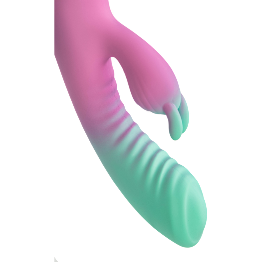 Flovetta Orchid G Noktası ve Klitoral Uyarıcı Silikon Vibratör – Mint Pembe, 21 cm - Görsel 11