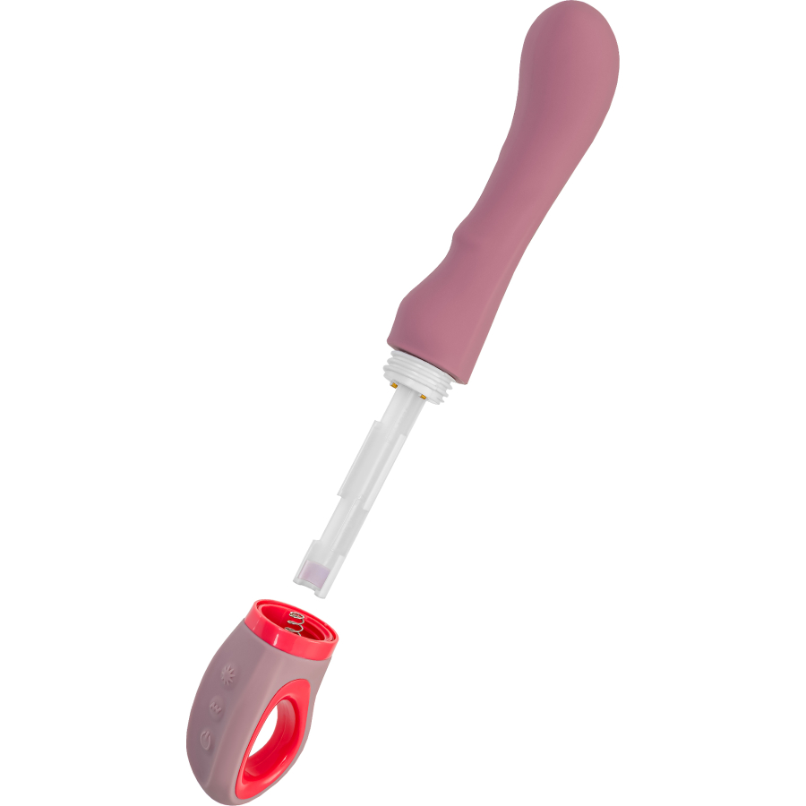 Flovetta Rose Silikon Titreşimli Vibratör – Pembe, 19 cm - Görsel 5