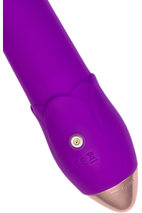 Wesea Silikon Titreşimli Duş Başlığı – Mor, 20,5 cm