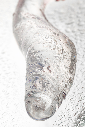Sexus Glass, glass dildo, transparent, 17.5 cm