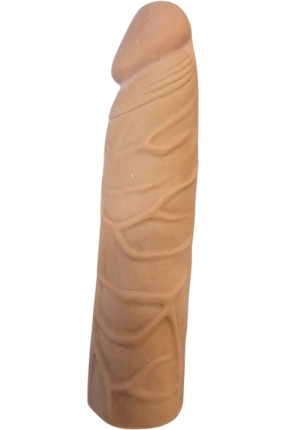 Realistic Penis Sleeve, Flesh Texture, 17 cm