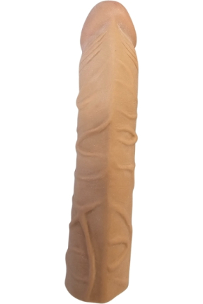 Realistic Penis Sleeve, Flesh Texture, 17 cm