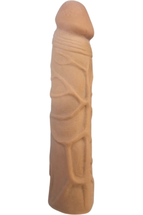 Realistic Penis Sleeve, Flesh Texture, 17 cm