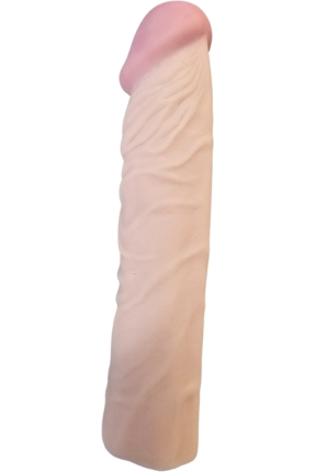 Realistic Penis Sleeve, Flesh Texture, 19 cm