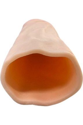 Realistic Penis Sleeve, Flesh Texture, 19 cm