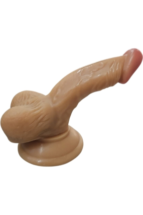 Realistic Dildo with Testicles 15.5 cm
