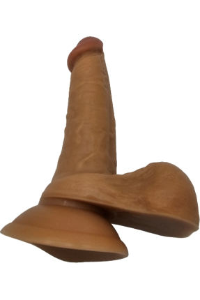 Gerçekçi Testisli Dildo 18 cm