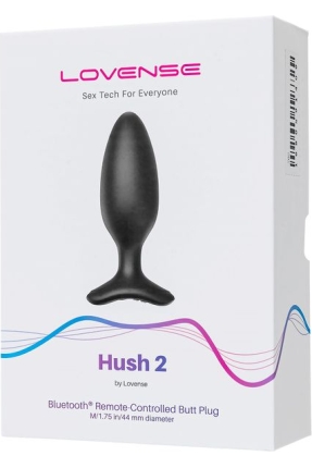 Lovense Hush 2 (M) Silicone Anal Plug