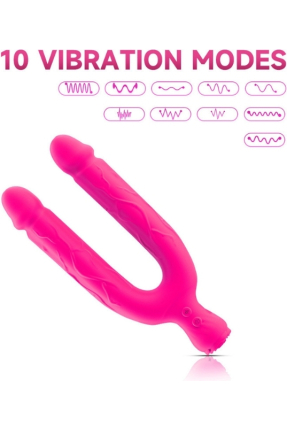 Anesidora Vibrating Double Modern Vibrator