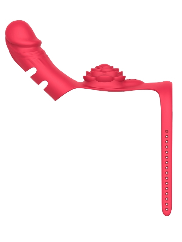 Çicek Desenli Kemerli Penis Halka Ve Kılıfı