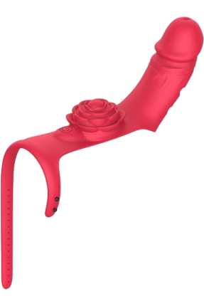 Floral Patterned Belted Penis Ring and Sheath
