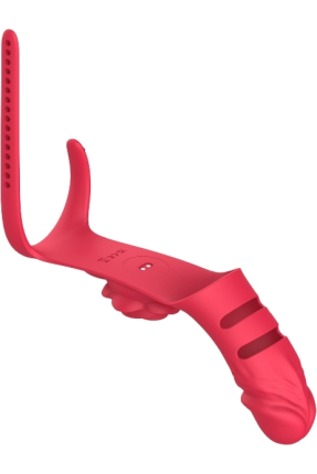 Floral Patterned Belted Penis Ring and Sheath