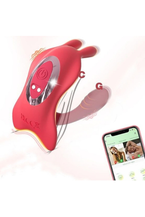 Çiftler İçin Akıllı Titreşimli G-Spot ve Klitoris Uyarıcı Vibratör – Uygulama Kontrollü, Su Geçirmez, Çift Motorlu