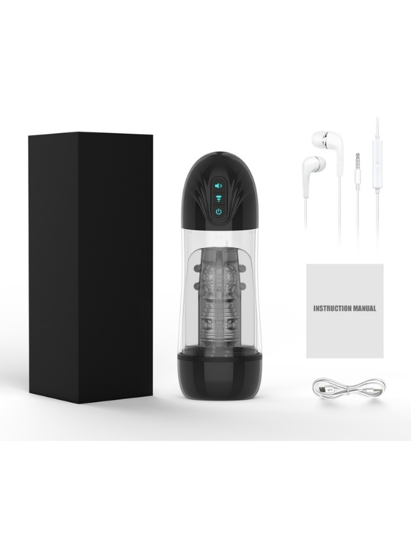 İnleme Sesli ve Titreşimli Otomatik Modern Suni Vajina Mastürbatör – 7 Modlu Dönebilen, USB Şarjlı