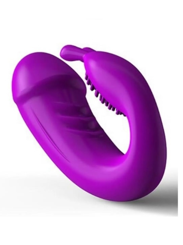 Kablosuz Kumandalı Şarjlı 2 in 1 Giyilebilir Rabbit Mini Vibratör - Görsel 5