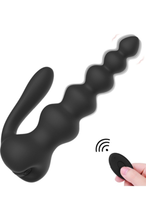 Neue 10 Fonksiyonlu Titreşimli Anal Boncuklu Plug – Kablosuz Kumandalı