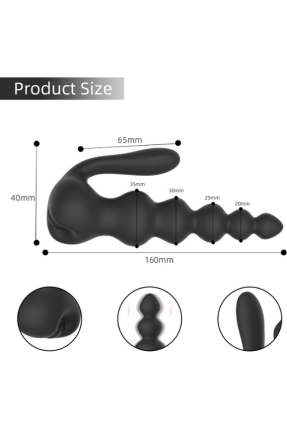 Neue 10-Function Vibrating Anal Bead Plug – Wireless Remote Controlled