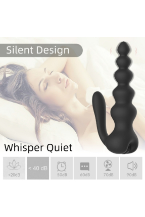 Neue 10-Function Vibrating Anal Bead Plug – Wireless Remote Controlled