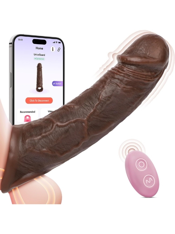 Telefon Kontrollü Titreşimli Penis Kılıfı