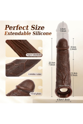 Phone-Controlled Vibrating Penis Sleeve
