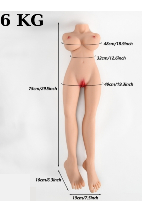Half Body Masturbator 6 kg