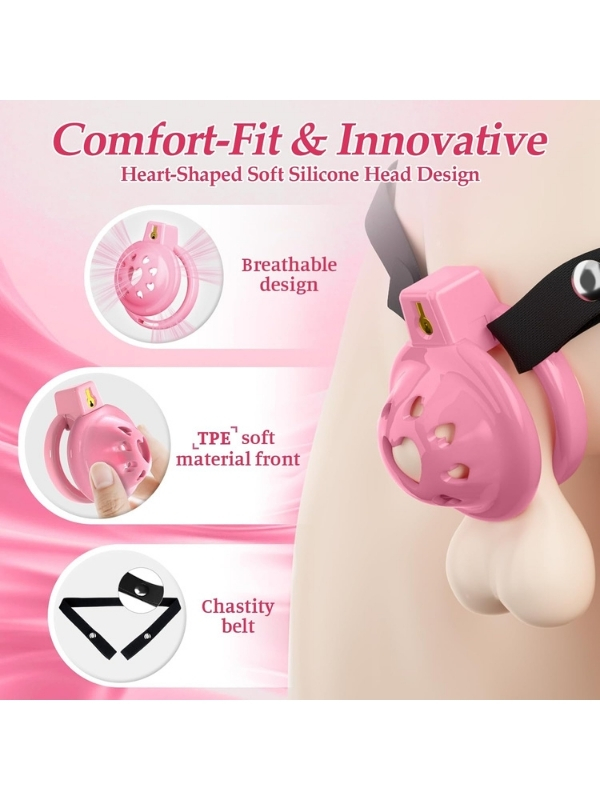 Yumuşak Kalp Desenli Silikon Erkek Penis Kafesi 3 Yumuşak Kalp Desenli Silikon Erkek Penis Kafesi - Görsel 3