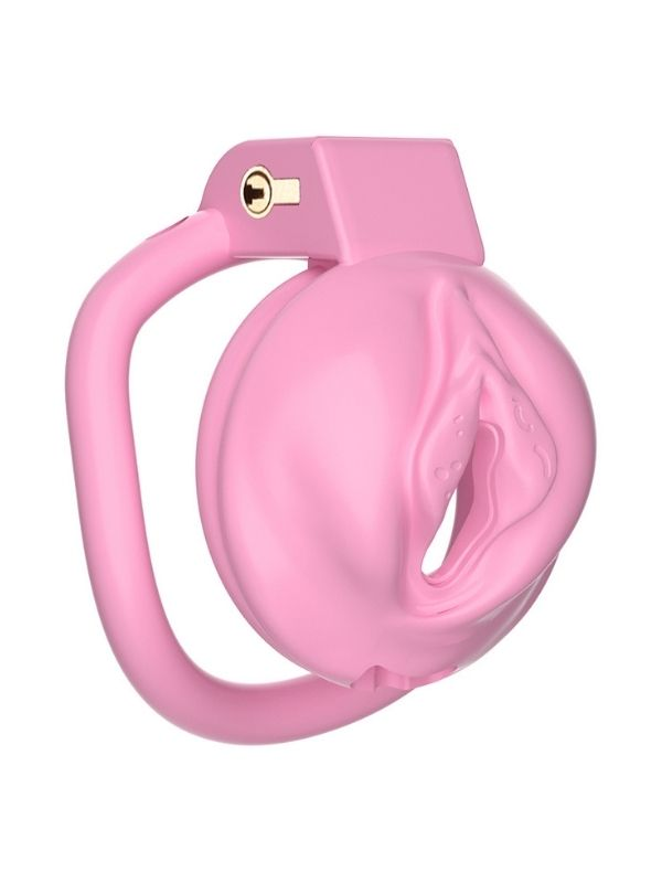 Yumuşak Vajina Desenli Silikon Erkek Penis Kafesi 1 Yumuşak Vajina Desenli Silikon Erkek Penis Kafesi