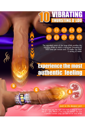 L-Join Gerçekçi İleri Geri Haraketli Titreşimli 5 Kg Kalça Vajina Dildo Mastürbatör