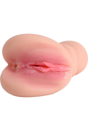 L-Join Realistic Vaginal Masturbator 18 cm – Double Entry, Soft and Flexible TPE Material 500g