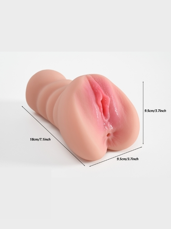 L-Join Gerçekçi Vajina Mastürbatör 18 cm – Çift Girişli, Yumuşak ve Esnek TPE Malzeme 500gr 2 L-Join Gerçekçi Vajina Mastürbatör 18 cm – Çift Girişli, Yumuşak ve Esnek TPE Malzeme 500gr görsel 2