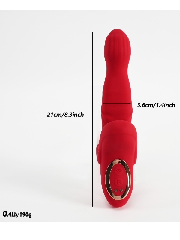 L-Join Kırmızı Teknolojik Modern Vibratör 2 L-Join Kırmızı Teknolojik Modern Vibratör - Görsel 2