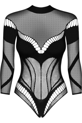Sarah Uzun Kollu Transparan Fantazi Body