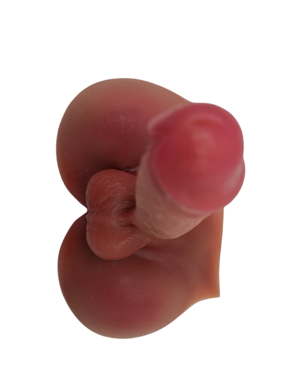 Gerçekçi Yarım Vücut Dildo Mastürbatör 19 CM - Görsel 4
