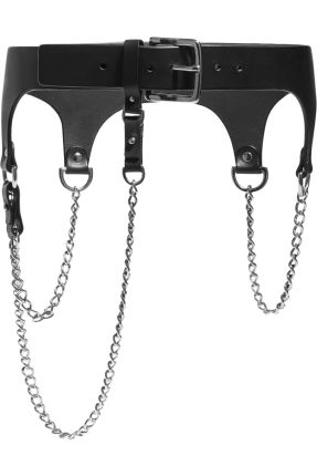 Hakiki Deri Zincirli Kemer