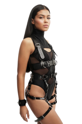 Genuine Leather Body Harness Set