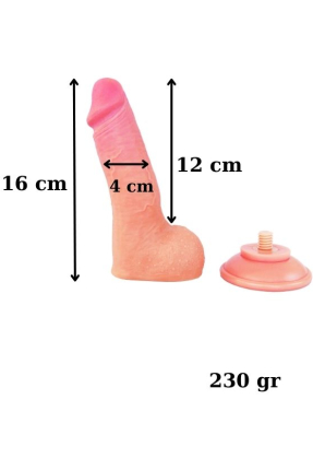 Ultra Gerçekçi 16 Cm Kıkırdaklı Dildo