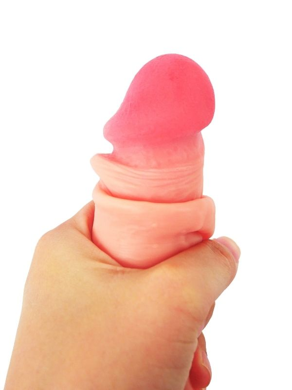Ultra Gerçekçi 20 Cm Kıkırdaklı Dildo - Görsel 4