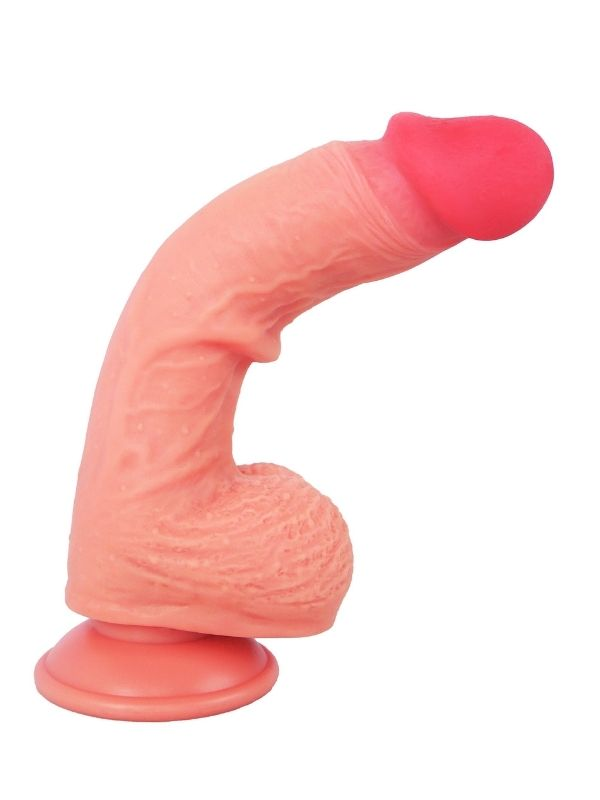 Ultra Gerçekçi 20 Cm Kıkırdaklı Dildo - Görsel 5
