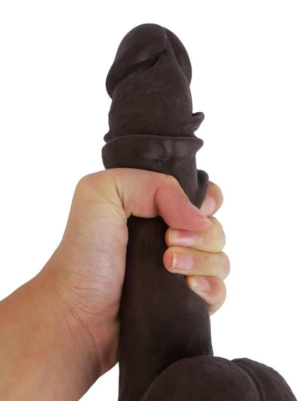 Ultra Gerçekçi 24 Cm Kıkırdaklı Dildo - Görsel 4