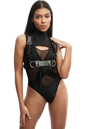 Hakiki Deri Body Harness