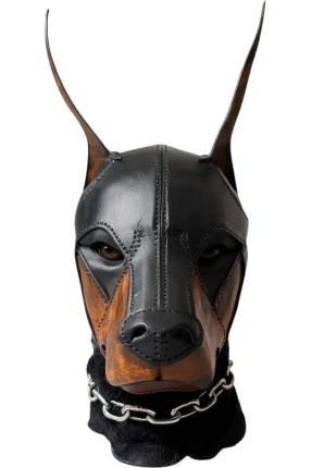 Pup Play Doberman Mask