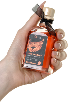 Çilek Aromalı Masaj Yağı