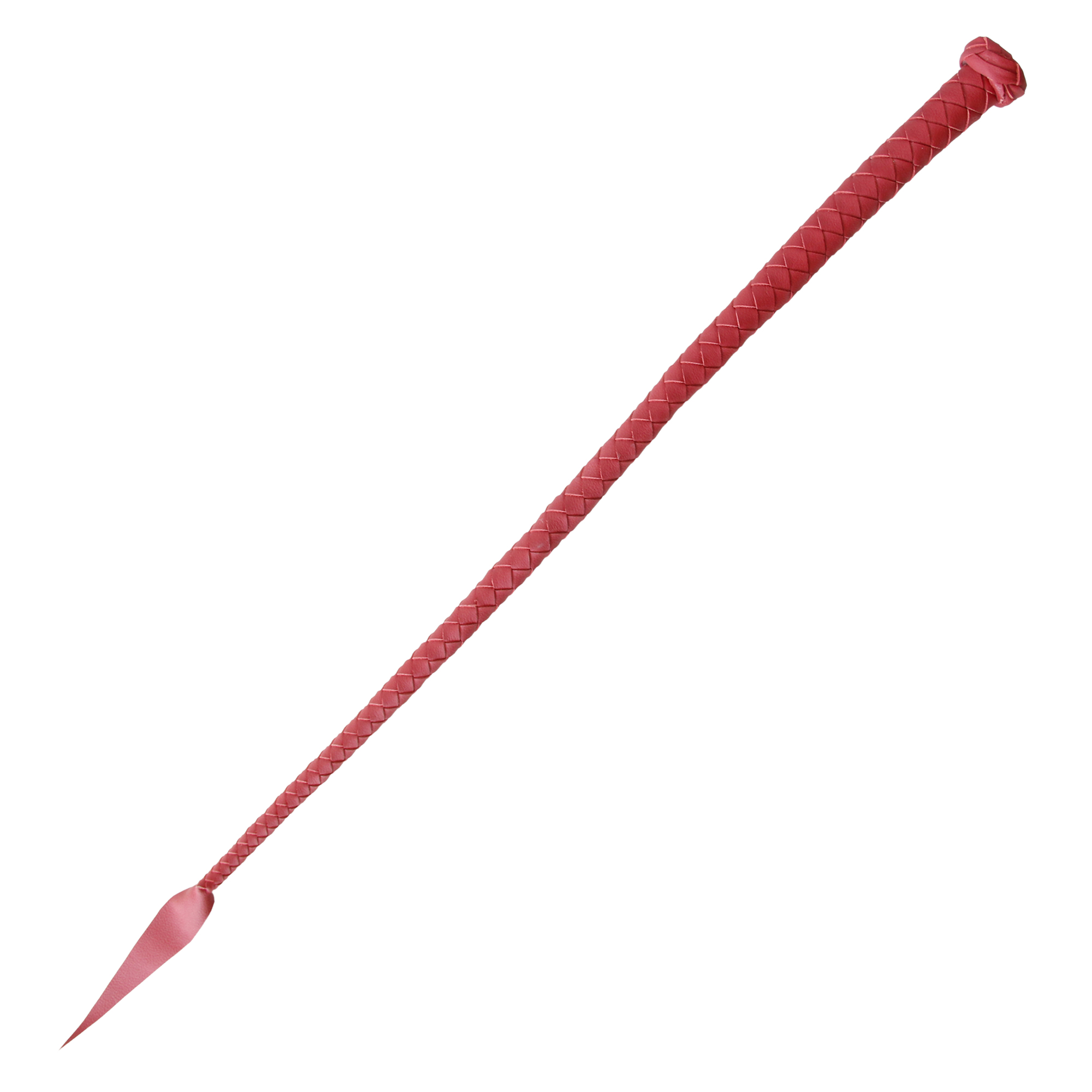 Axis Signal Whip Hakiki Deri Kırbaç, Bordo, 75 cm - Görsel 2