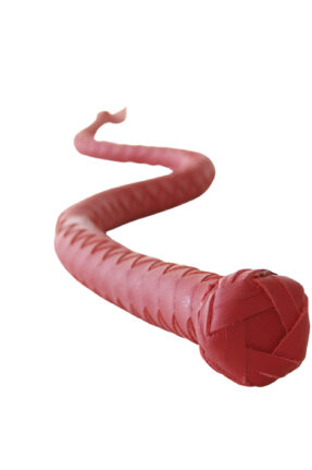 Axis Signal Whip Genuine Leather Whip, Burgundy, 75 cm
