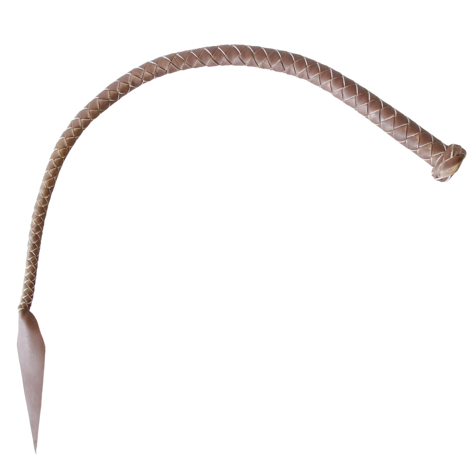 Axis Signal Whip Hakiki Deri Kırbaç, Kahve, 75 cm