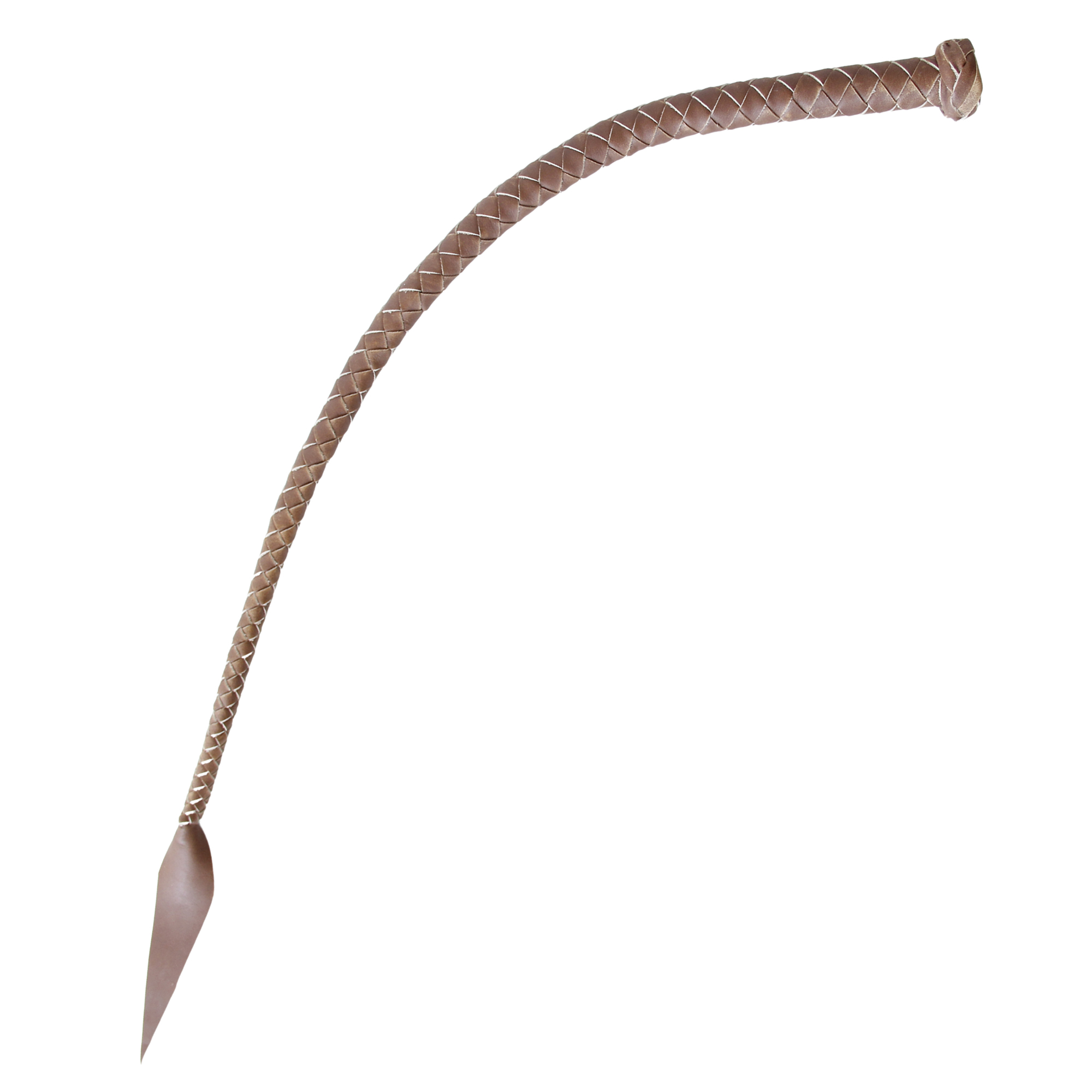 Axis Signal Whip Hakiki Deri Kırbaç, Kahve, 75 cm - Görsel 4